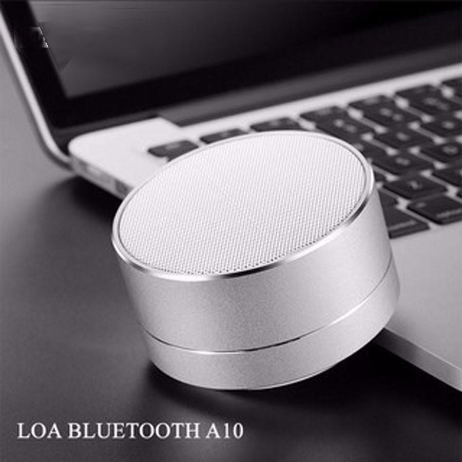 Loa bluetooth A10 mini vỏ nhôm, Siêu Bass