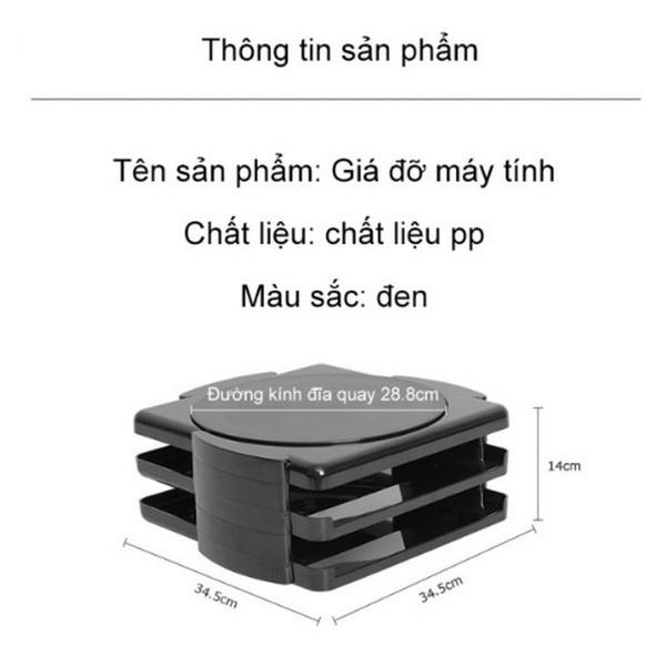 Giá khung xoay nâng màn hình PSBlack SuperHolder - Home and Garden