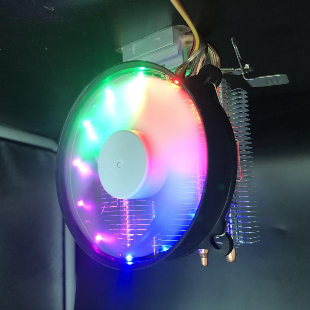 Phong cách mới nhất bán trực tiếp CPU quạt tản nhiệt ống đồng quạt máy tính đa nền tảng quạt CPU phổ thông