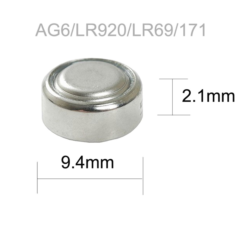 Bộ 2 viên Pin cúc áo AG6 LR920 371A 1.55V (Trong vỉ)