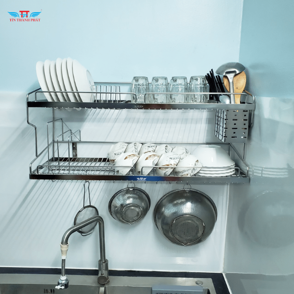 KỆ CHÉN ĐA NĂNG INOX 304 TÍN THÀNH PHÁT