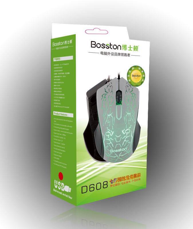 Chuột Led Chuyên Game Mouse bosston D608 - HÀNG CHÍNH HÃNG