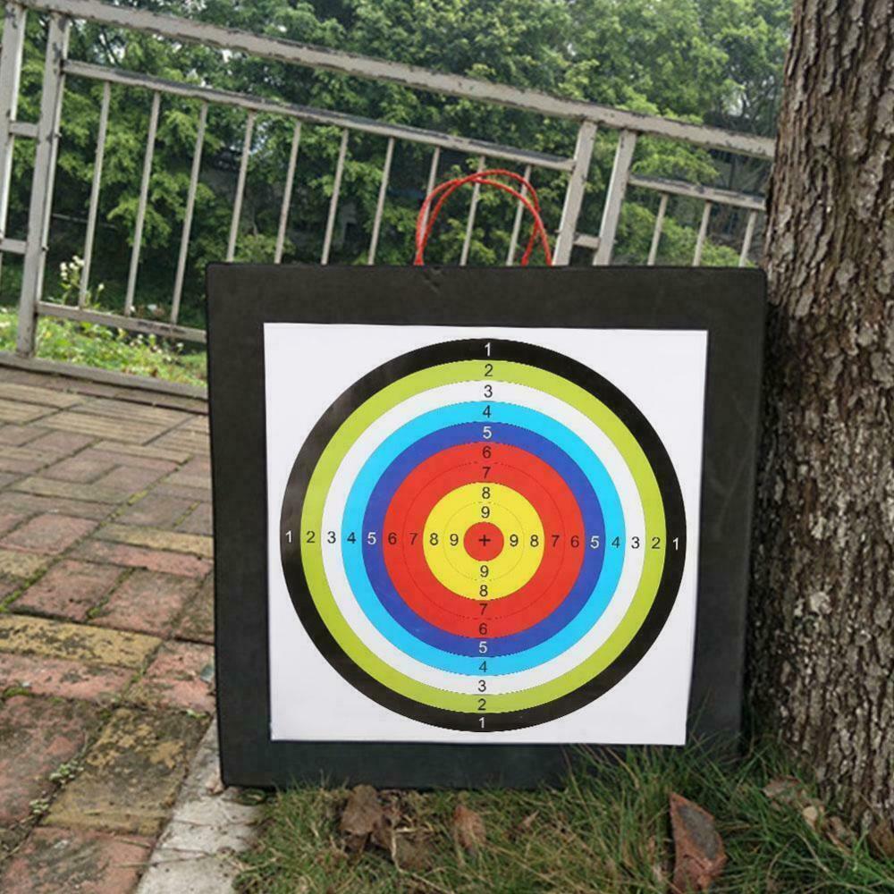12 Pieces durable Archery Target Paper for Recurve Bow Longbow 43x43cm
