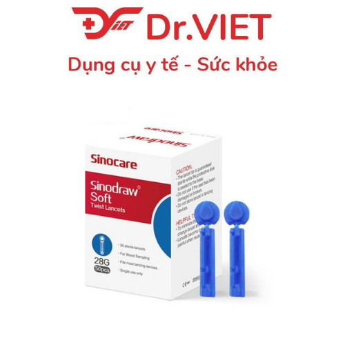 Combo Máy Đo Đường Huyết Safe-Accu Chính Hãng Đo Nhanh 10s Kết Quả Chính Xác Dễ Sử Dụng Nhỏ Gọn 190g