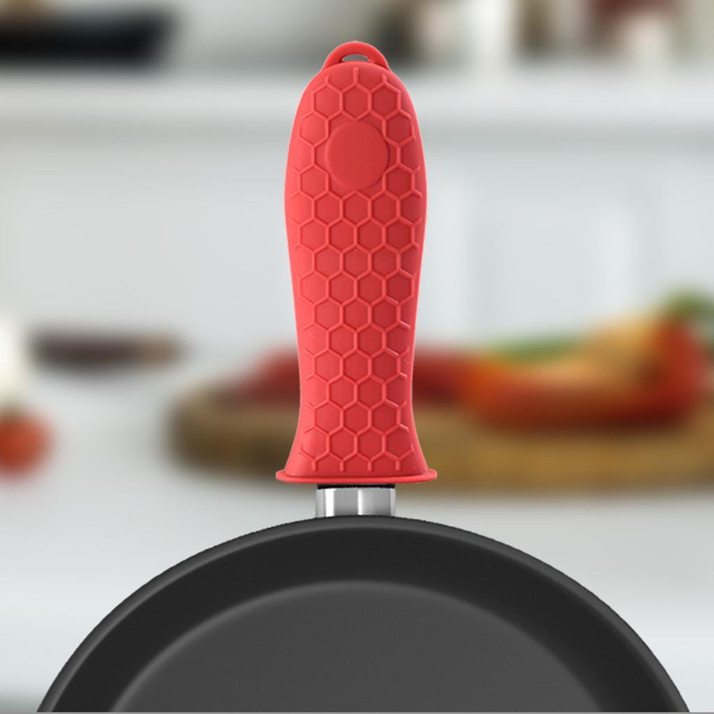 Silicone Pot Holder Sleeve Pot Frying Pan Handle Kitchen