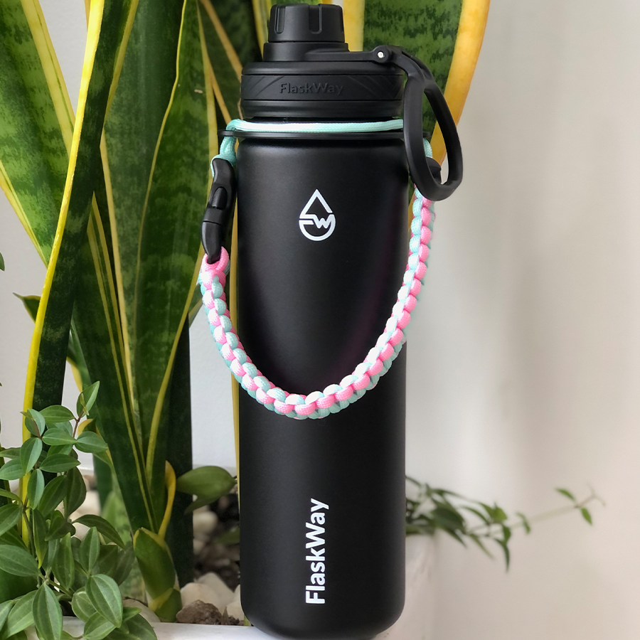 Bình giữ nhiệt FlaskWay màu đen Night Black 22oz (650ml)