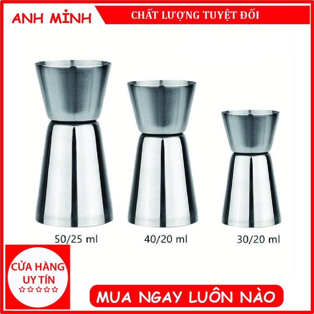 Ly đong Zigger bằng inox dùng cho làm Cocktail (20/30ml, 20/40ml, 25/50ml)