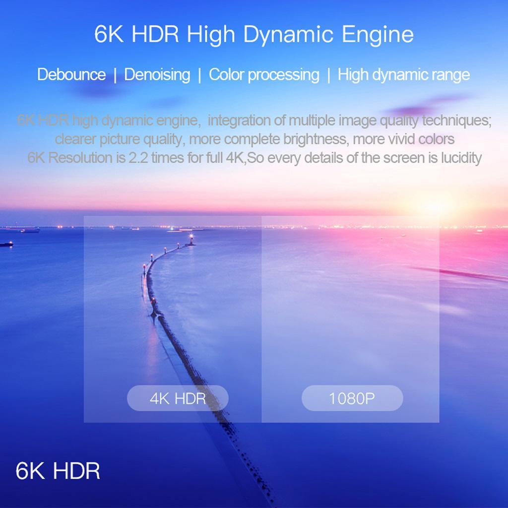 H6 Android Smart 4+32G Quad Core 6K HD WiFi Media Player