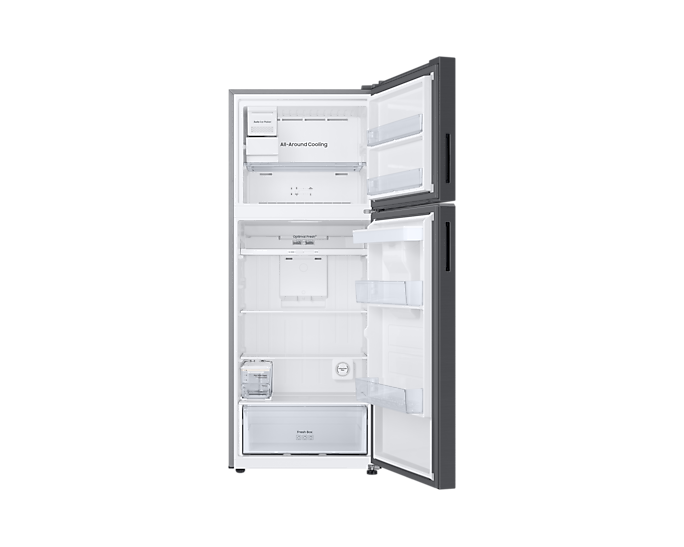 Tủ Lạnh Samsung Bespoke Ngăn Đông Trên 4 Chế Độ Optimal Fresh+ màu Trắng/Nâu 382L RT38CB6784C3SV - Hàng chính hãng
