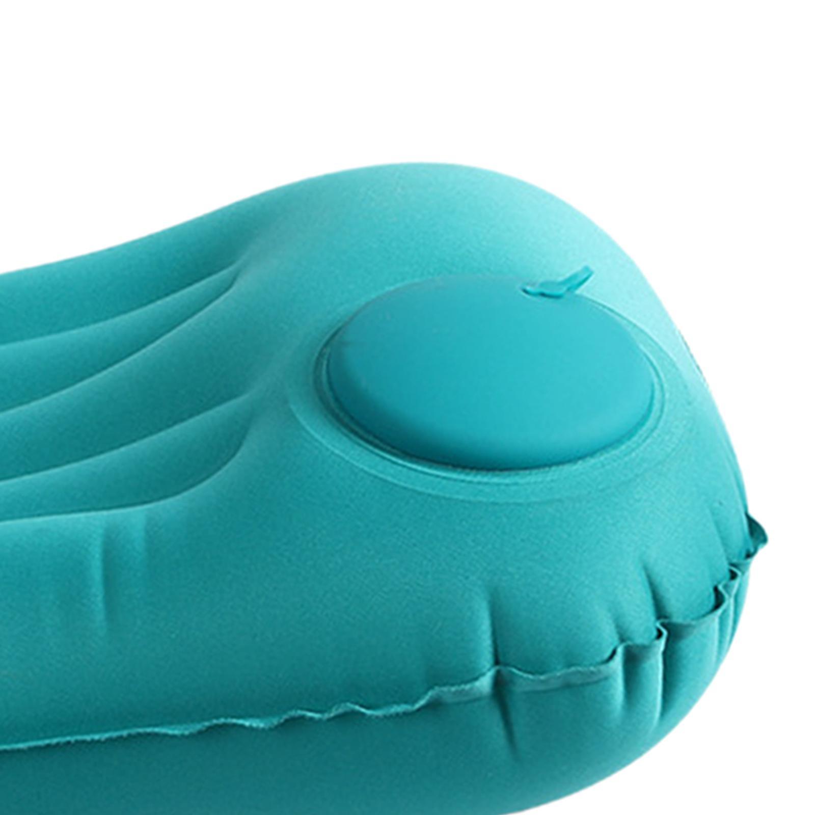 Compact Travel Pillow Packable Inflating Inflatable Pillow for Desk Rest Hiking Camping