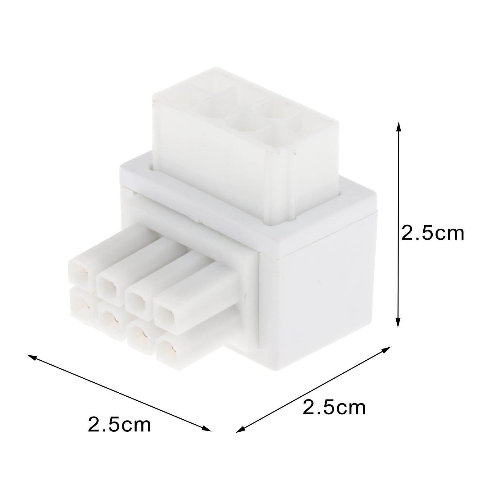 Power Adapter 90 Degree Angled Easy to Use 1x for GPU Desktops Graphics Card