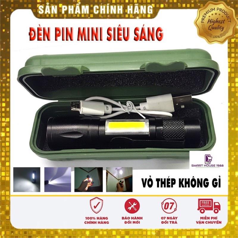 Đèn Pin Siêu Sáng Cao Cấp mini Có Zoom