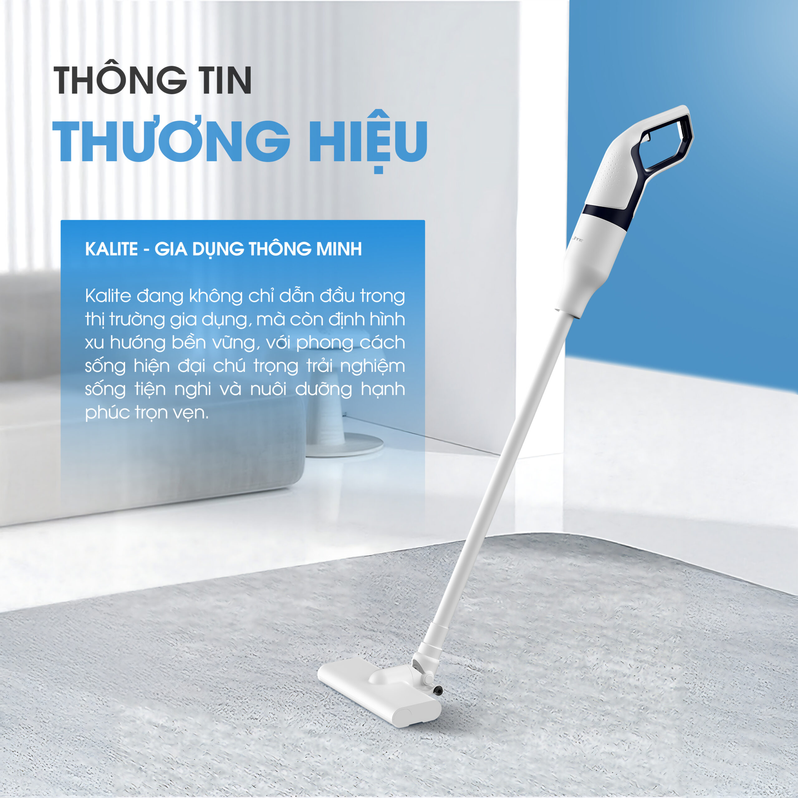 Máy Hút Bụi Cầm Tay Đa Năng Không Dây KALITE KHV01 Bộ Lọc Hepa Pin 2000mAh Dung Tích 0.7L - Hàng Chính Hãng