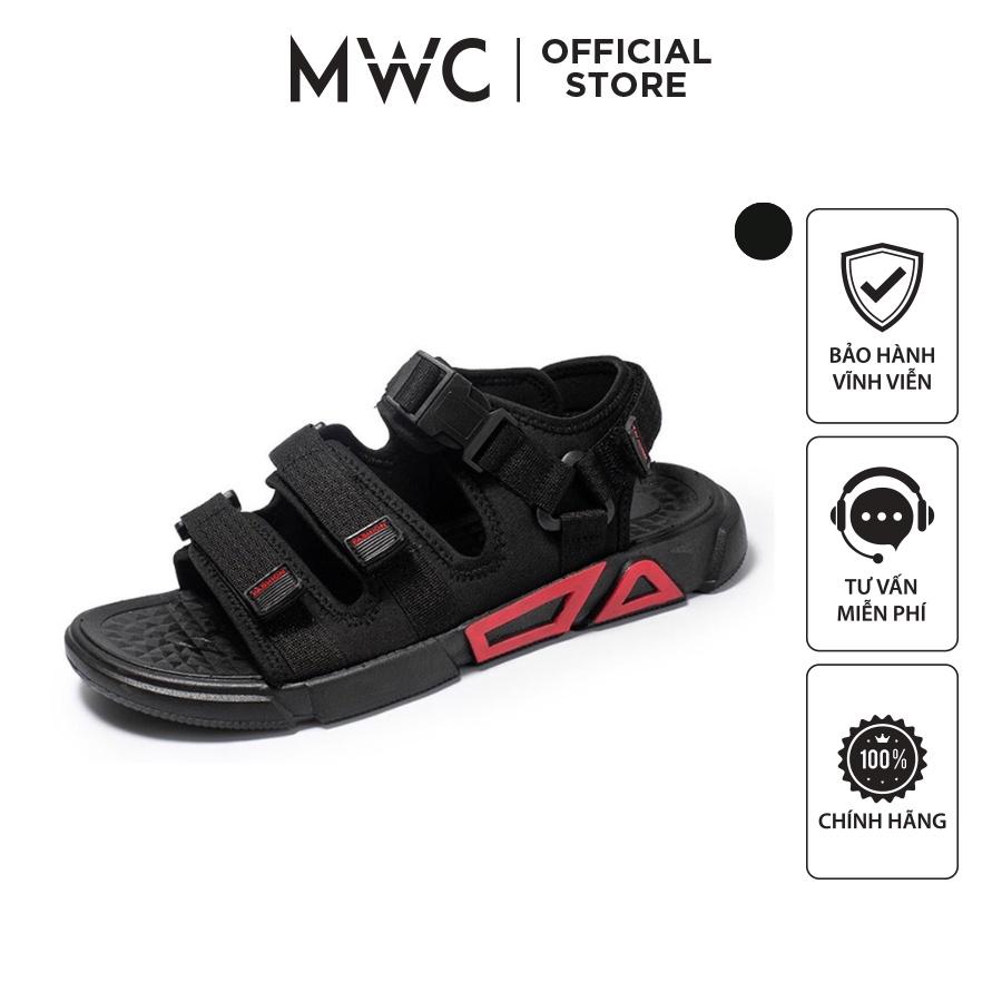 Giày Sandal Nam MWC 7064 - Giày Sandal Quai Ngang Dáng Streetwear Thời Trang Đế Mềm Mại Mang Đi Học, Đi Làm