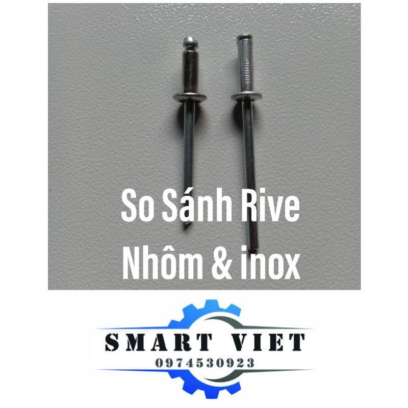 Đinh rút inox 304 - Rivet inox 304 Combo 100 chiếc