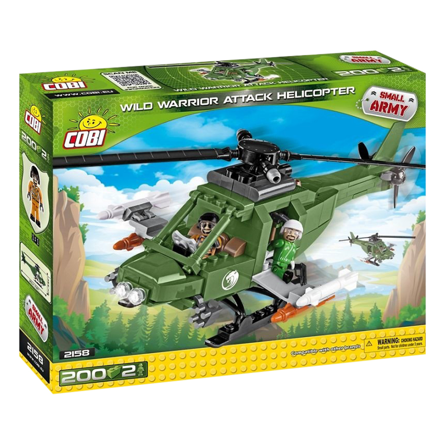 Bộ xếp hình trực thăng chiến đấu Cobi - 2158