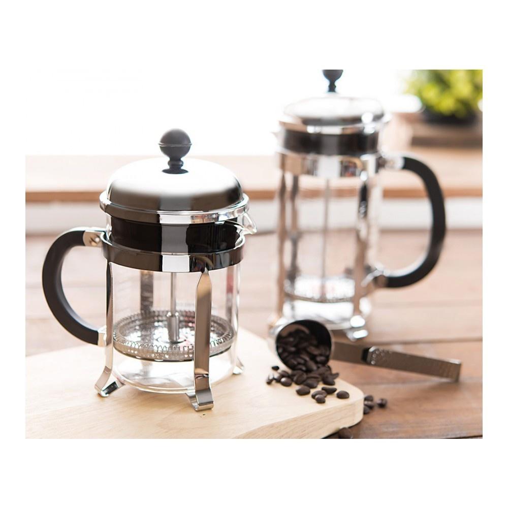 Bình pha trà, cà phê kiểu Pháp Bodum Chambord màu inox 350ml/ 500ml/1L 1923-16/1924-16/1928-16, xuất xứ Bồ Đào Nha