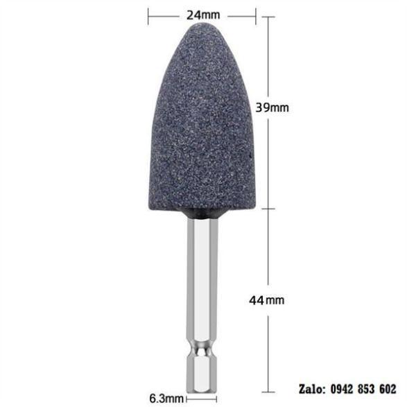 Đá mài hình tròn, hình nón đuôi máy bắt vít 1/4