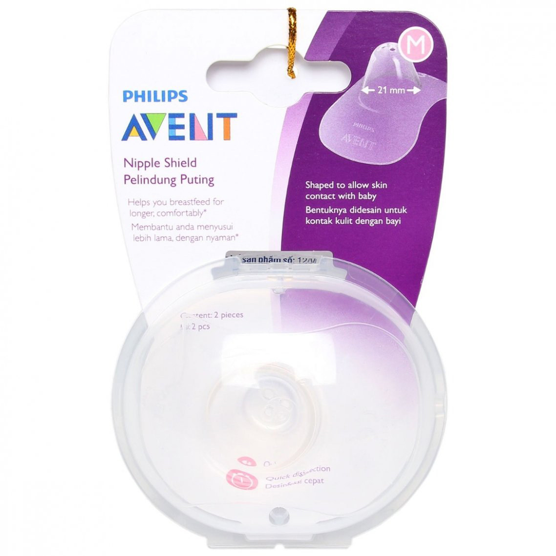 Miếng Bảo Vệ Đầu Ngực Cỡ Chuẩn 21mm Hiệu Philips Avent SCF153/03