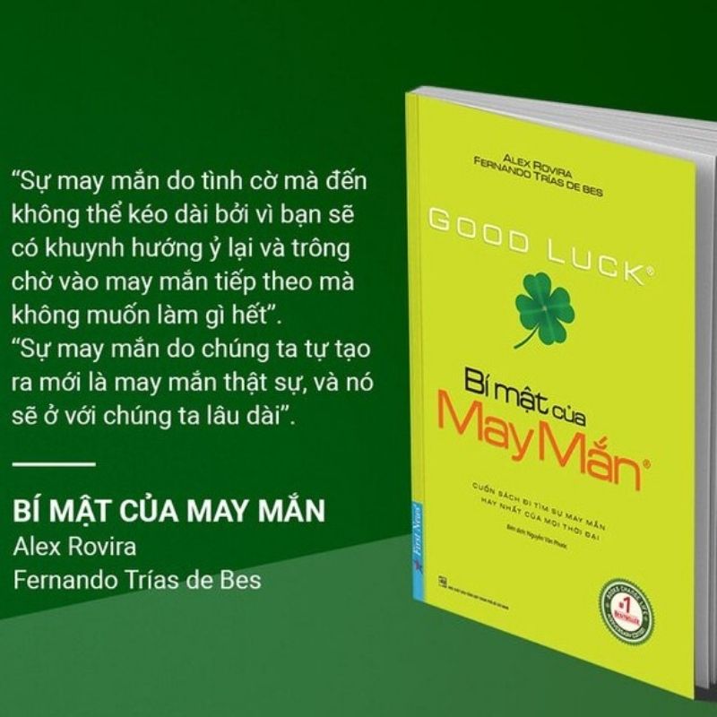 Bí Mặt Của May Mắn - Good Luck (Khổ Lớn) Cuốn Sách Đi Tìm Sự May Mắn Hay Nhất Mọi Thời Đại