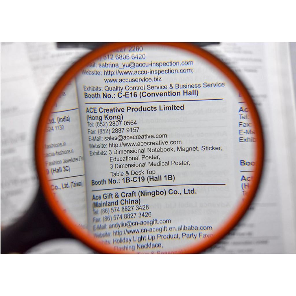 Kính lúp 100mm tay cầm chống trượt