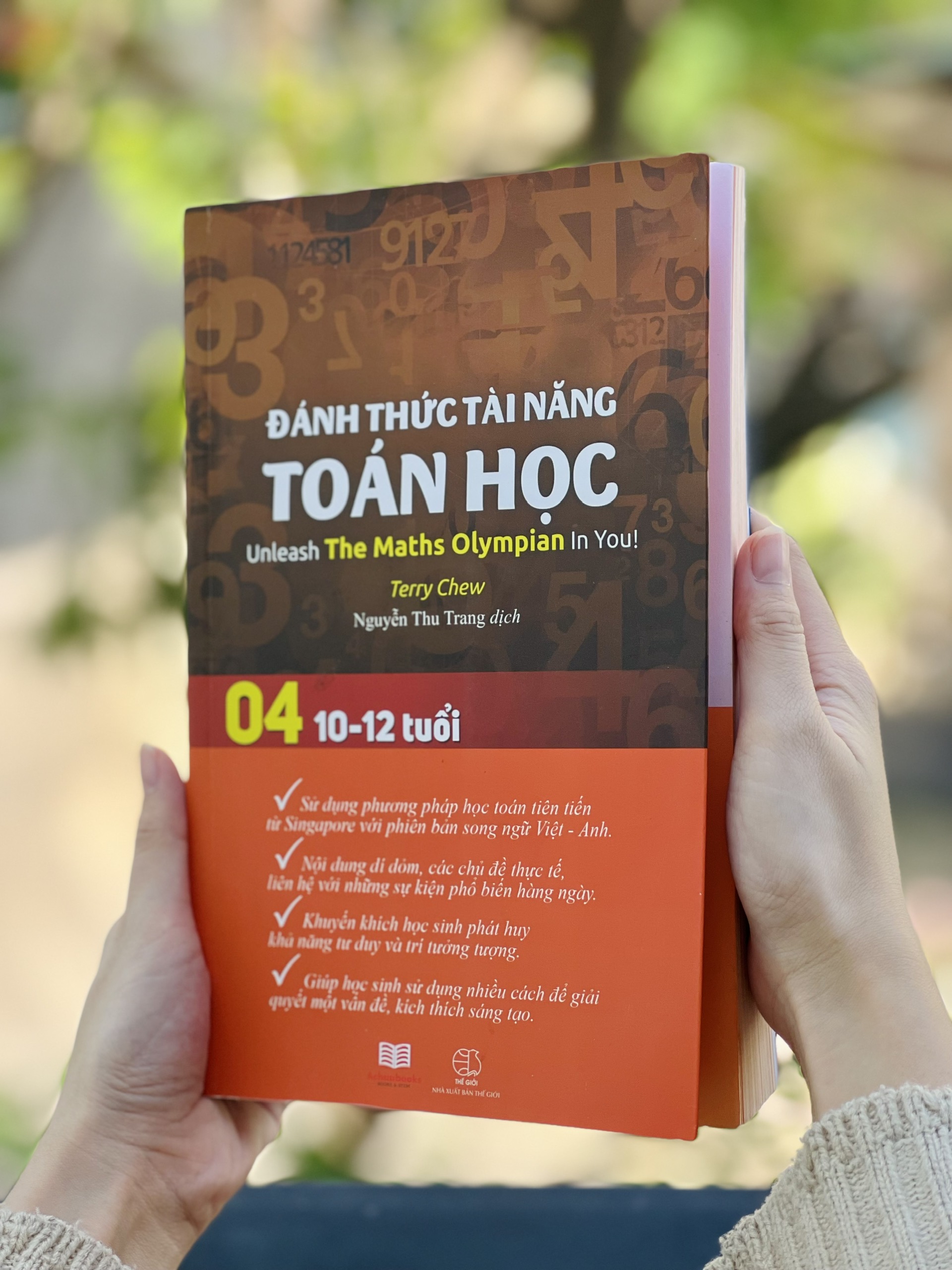 Sách Đánh thức tài năng toán học 4 và 5 - Sách Tham Khảo Kiến Thức Toán Học Lớp 4, Toán Học Lớp 5, Toán Học Lớp 6 - Á Châu Books, Bìa Cứng, In Màu