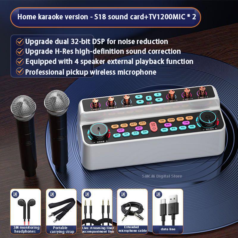 2023 Thẻ âm thanh trực tiếp mới MIC MAX Chất lượng âm thanh Bluetooth không dây ồn ào Tất cả trong một Máy Loa Bluetooth tầm xa BASS Màu sắc: Phù hợp với một người