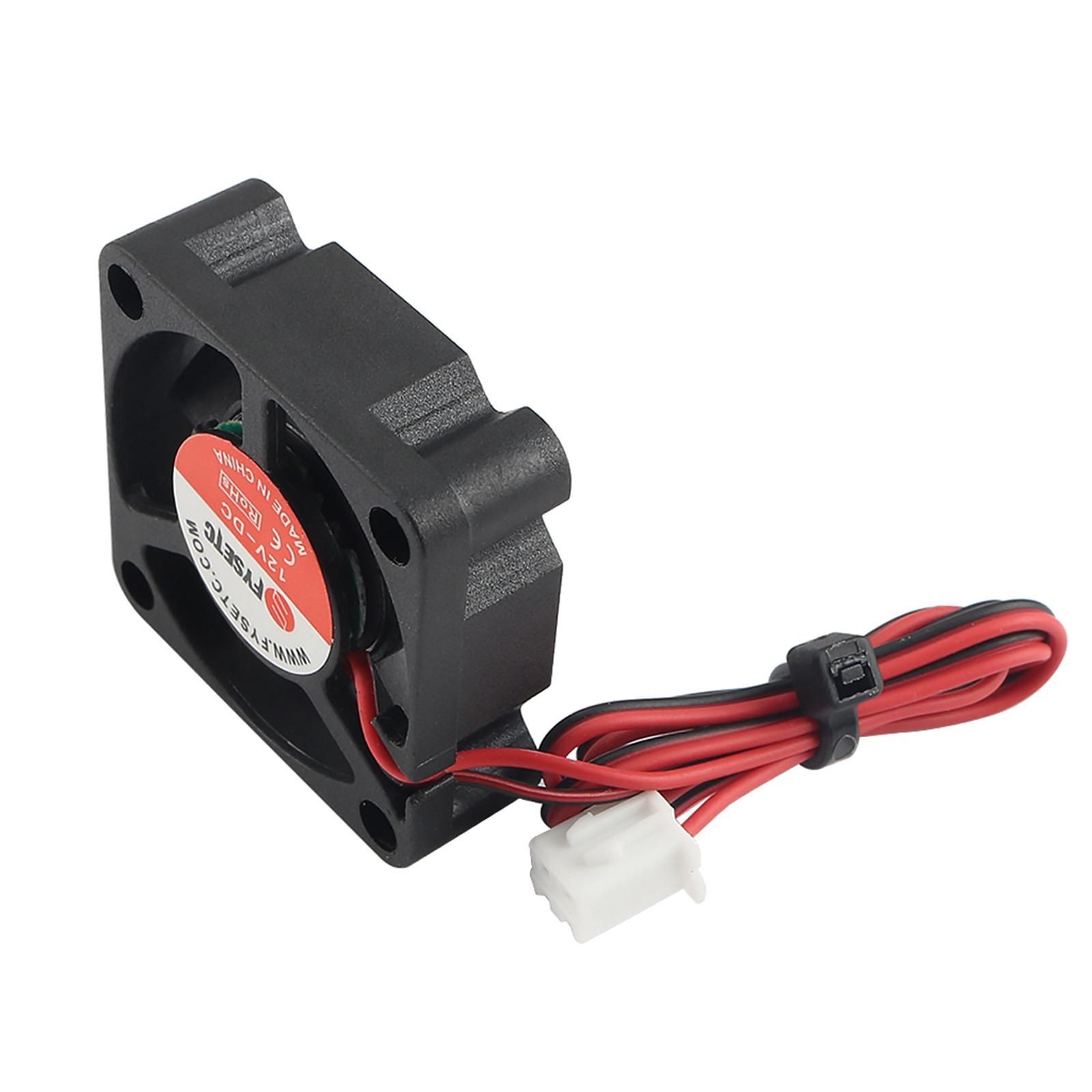 2-pack Mini 12V DC Brushless Cooling Fan 3010 for 3D Printer V6 V5