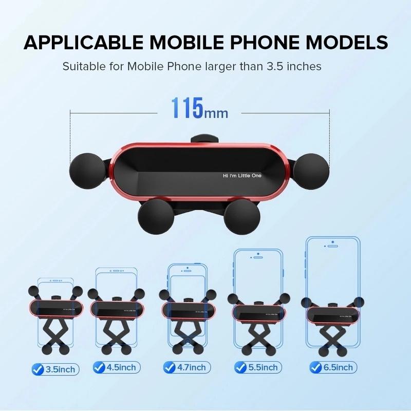 Giá Đỡ Điện Thoại Gắn Lỗ Thông Gió Xe Hơi Cho Iphone Samsung