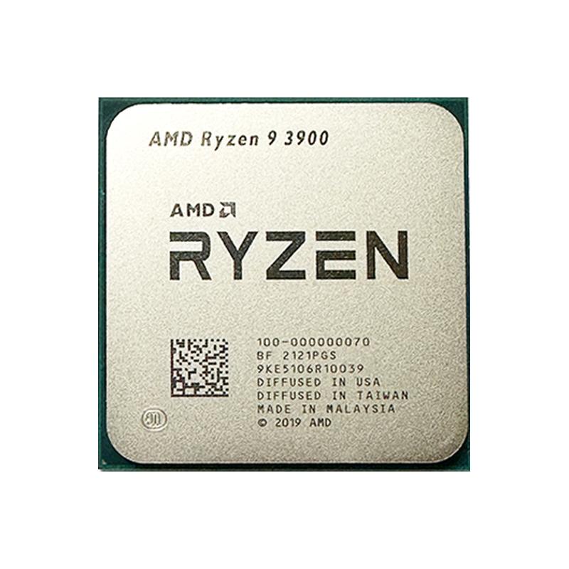 MỚI! AMD RYZEN 9 3900 R9 3900 3.1 GHz Mười hai bộ xử lý CPU 24 luồng 7NM L3 = 64M 100-000000070 Ổ cắm AM4