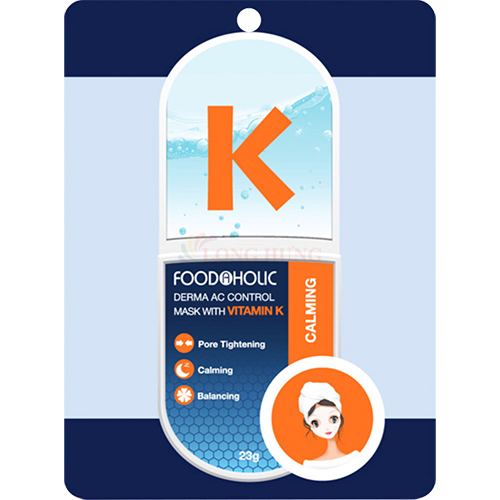Mặt nạ giấy dưỡng da Foodaholic Vitamin Mask (01 miếng) - Hàng chính hãng