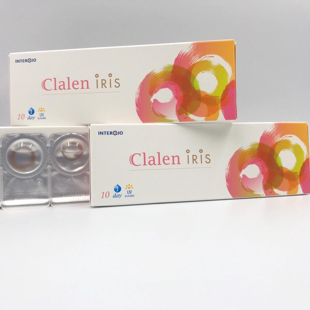 Kính áp tròng Hàn Quốc có độ Clalen Iris màu nâu tự nhiên Soul Brown dùng 1 ngày