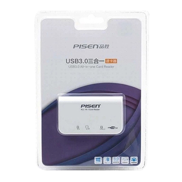 Đầu Đọc Thẻ Đa Năng Pisen Ts-E081 All-In-One USB 3.0 - Hàng Nhập Khẩu