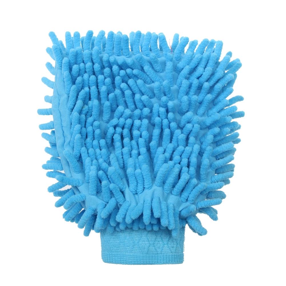 Ultrafine Fiber Chenille 2 Sides Găng tay rửa xe Bàn chải Máy rửa xe sợi nhỏ