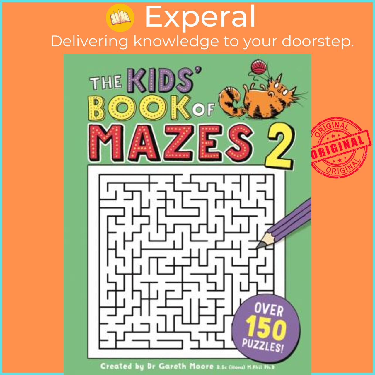 Sách - The Kids' Book of Mazes 2 by Gareth Moore (UK edition, paperback)