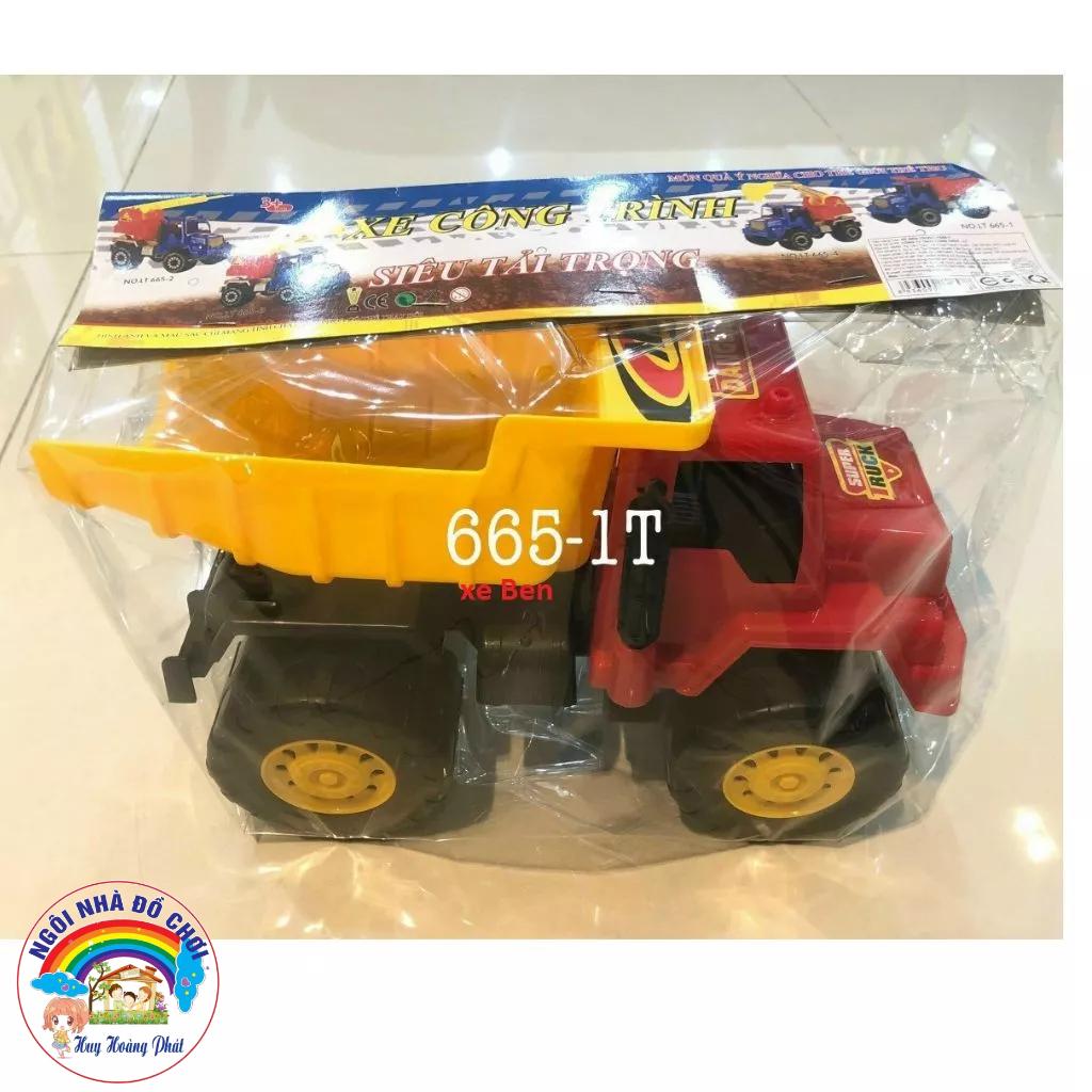 Xe Công Trình đồ chơi đủ các loại, siêu to khổng lồ. Thương hiệu LONG THUY TOYS, sx tại Viêt Nam