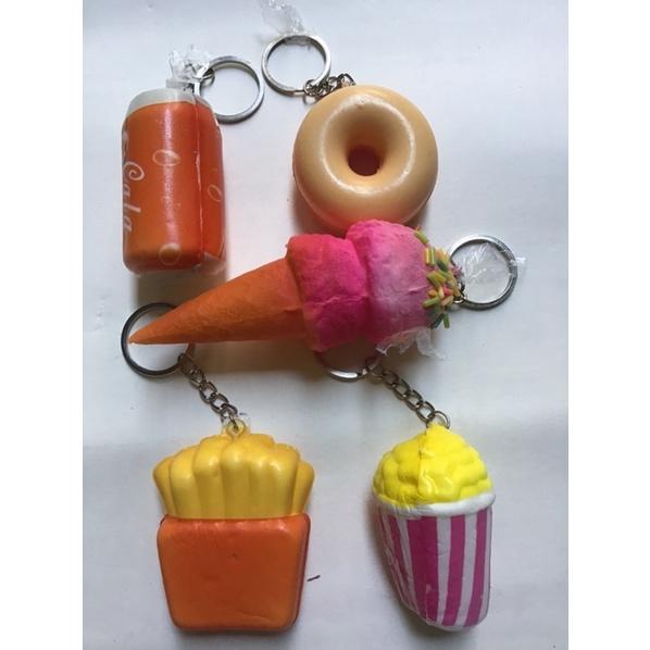 Combo 5 móc khoá Squishy