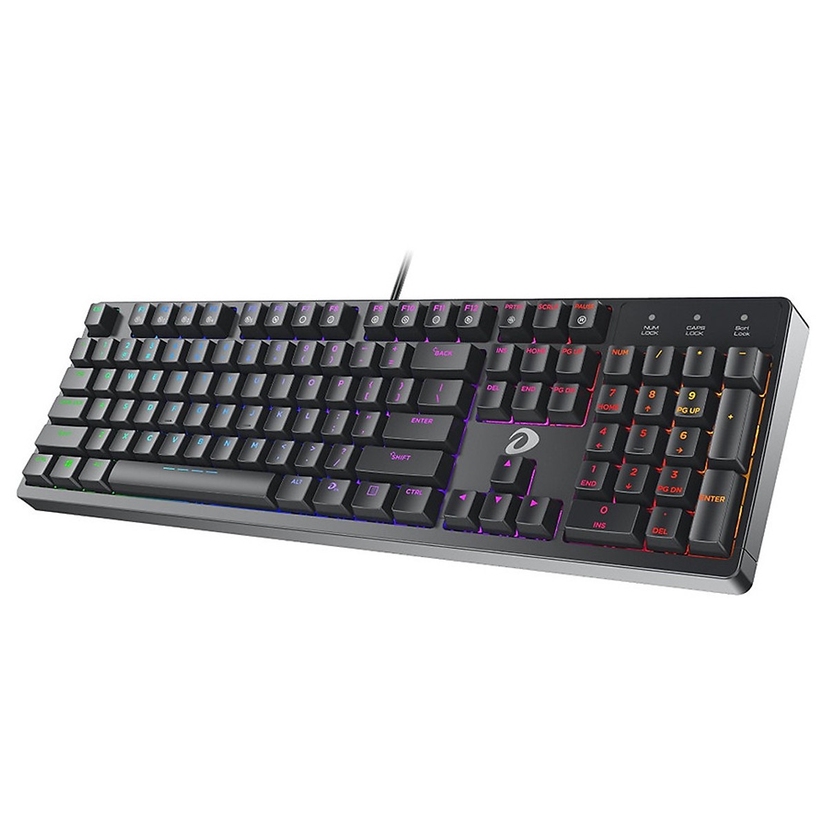 Bàn Phím Cơ Gaming Dareu EK1280 Led RGB Full Size 104 Key - Hàng Chính Hãng