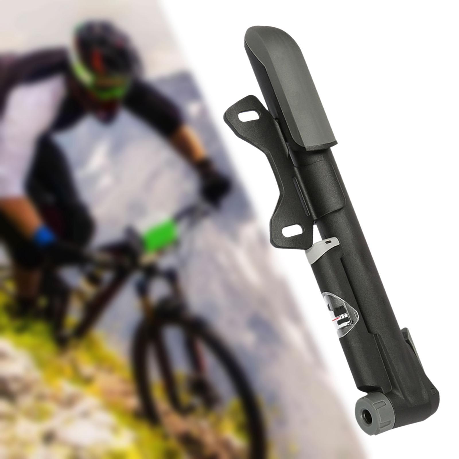 Bikes Pump with Pressure Gauge Tire Inflator Shock Pump Hand Air Pump Inflation Pump for Bikes