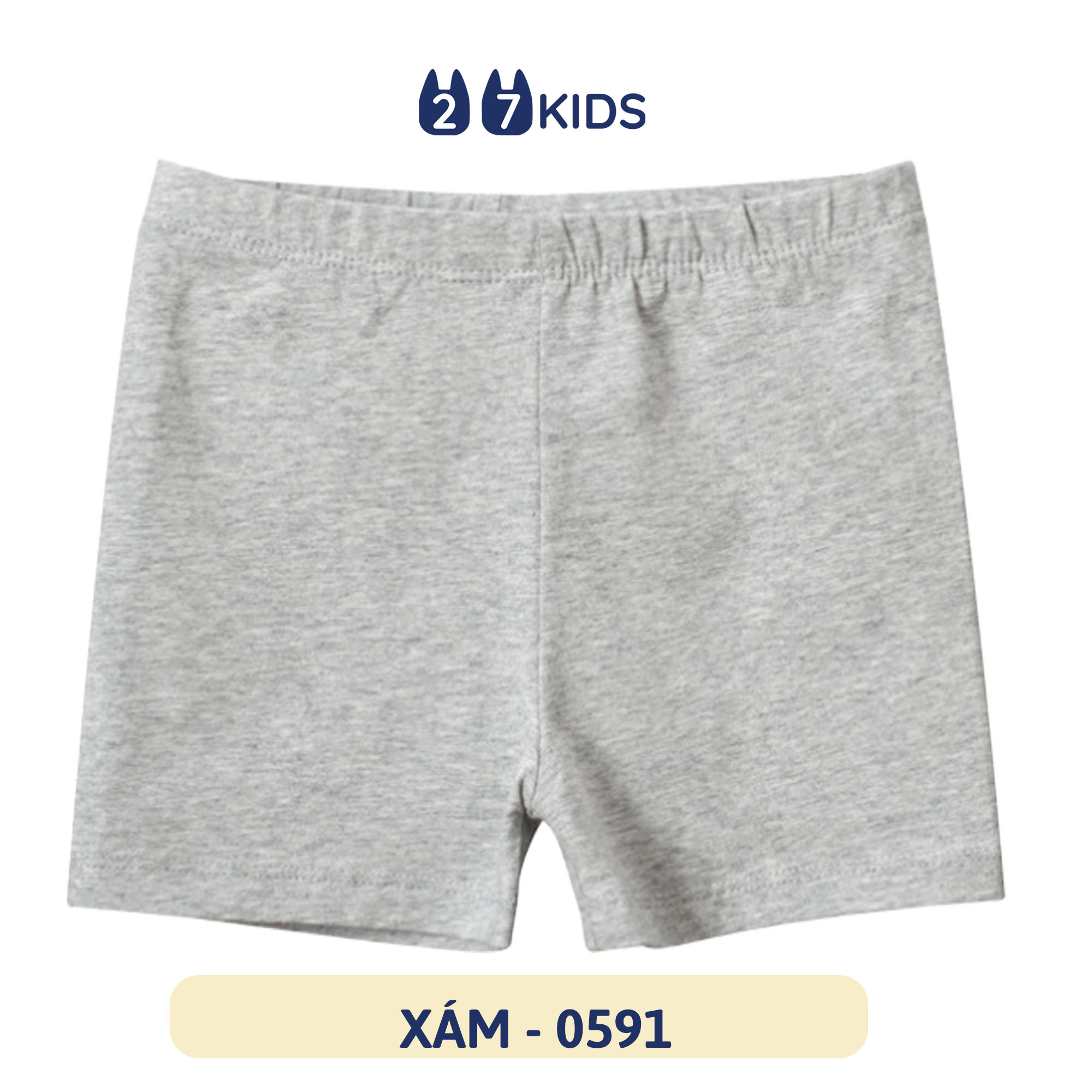 Quần legging đùi 27Kids Home cho bé gái mùa hè mềm mỏng mát cho trẻ từ 2-10 Tuổi GSPS2