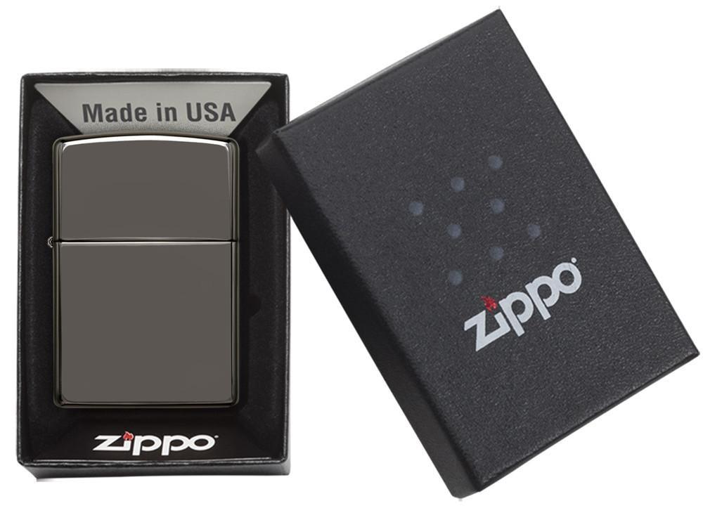 Bật Lửa Zippo Black Ice (Dark Chrome) 150