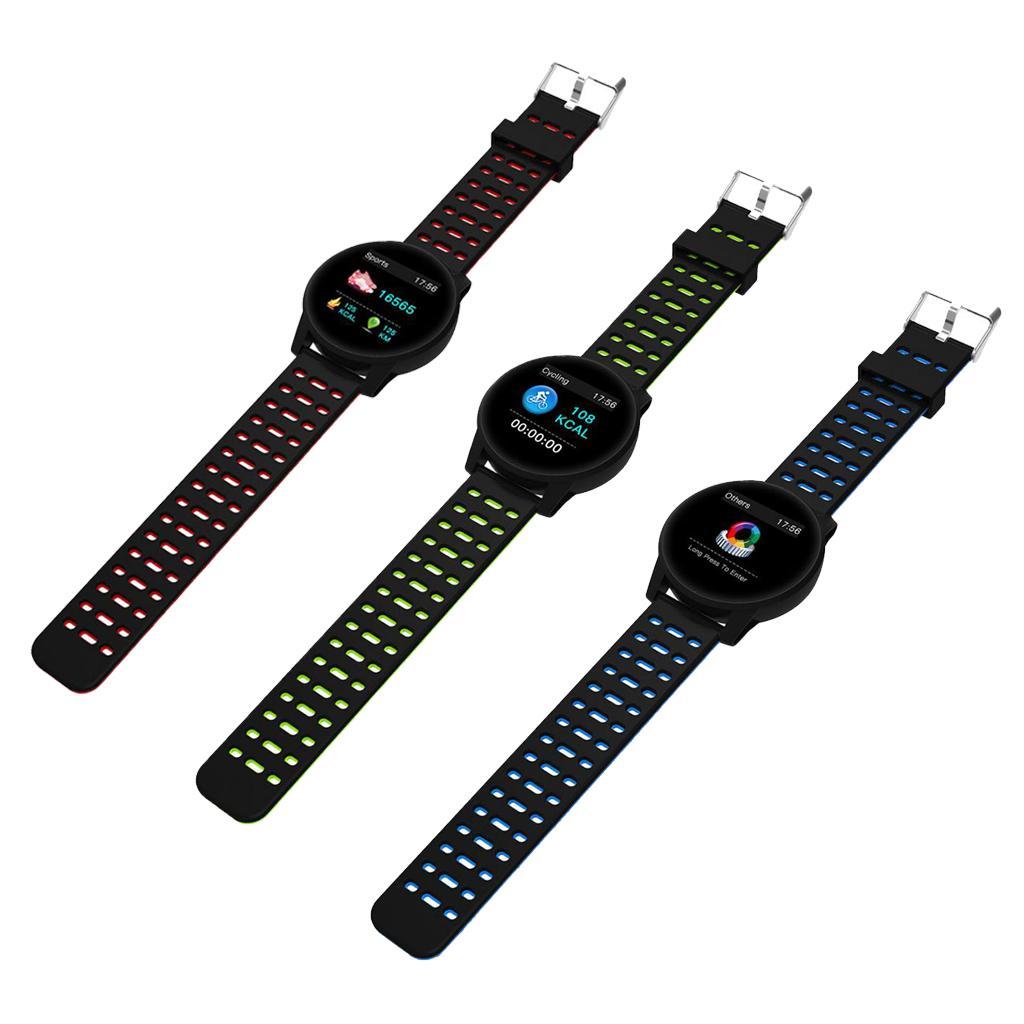 Men Sports Bluetooth Smart Watch Fitness Tracker Bracelet IP67 Waterproof Black