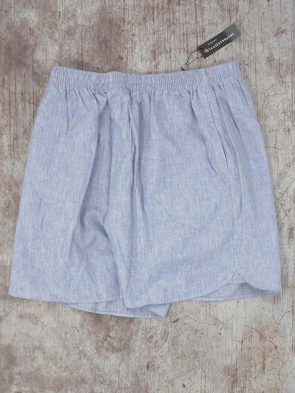 Đồ Mặc Nhà Quần Shorts Eco-Linen Striped Lounge Shorts - SIZE M/L/XL
