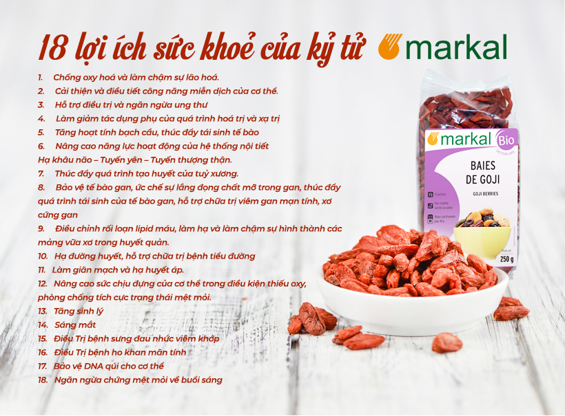 Kỷ tử Markal 250g