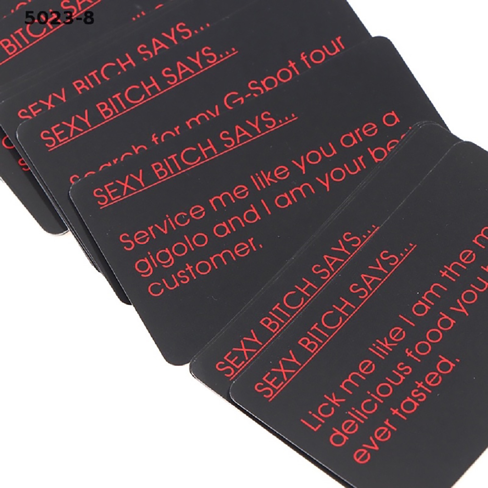 [Che Tên] Bộ Bài Tình Yêu Bedroom Commands Cards Dành Cho Cặp Đôi Tiếng Anh Các Tư Thế Vui Vẻ