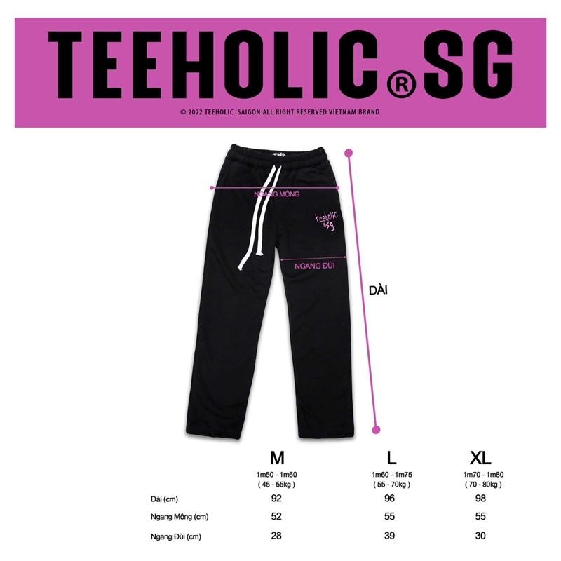 Quần Dài Unisex Nam Nữ Thêu Logo TeeHolic