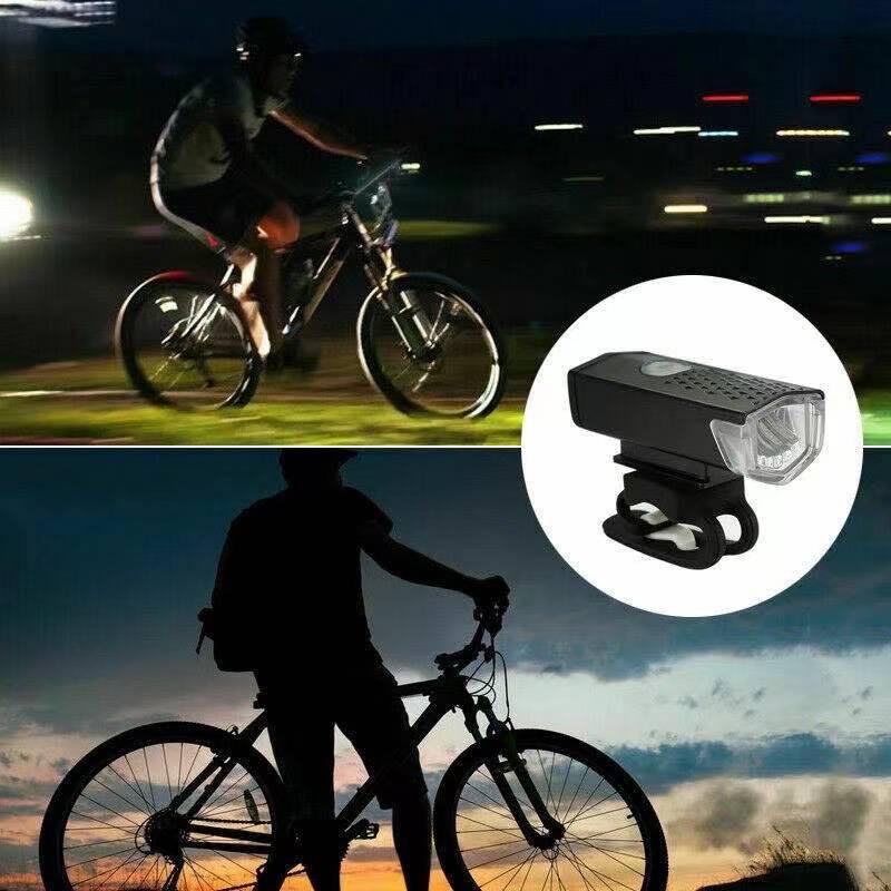 Bộ Đèn Pha LED Sạc USB Cho Xe Đạp Leo Núi