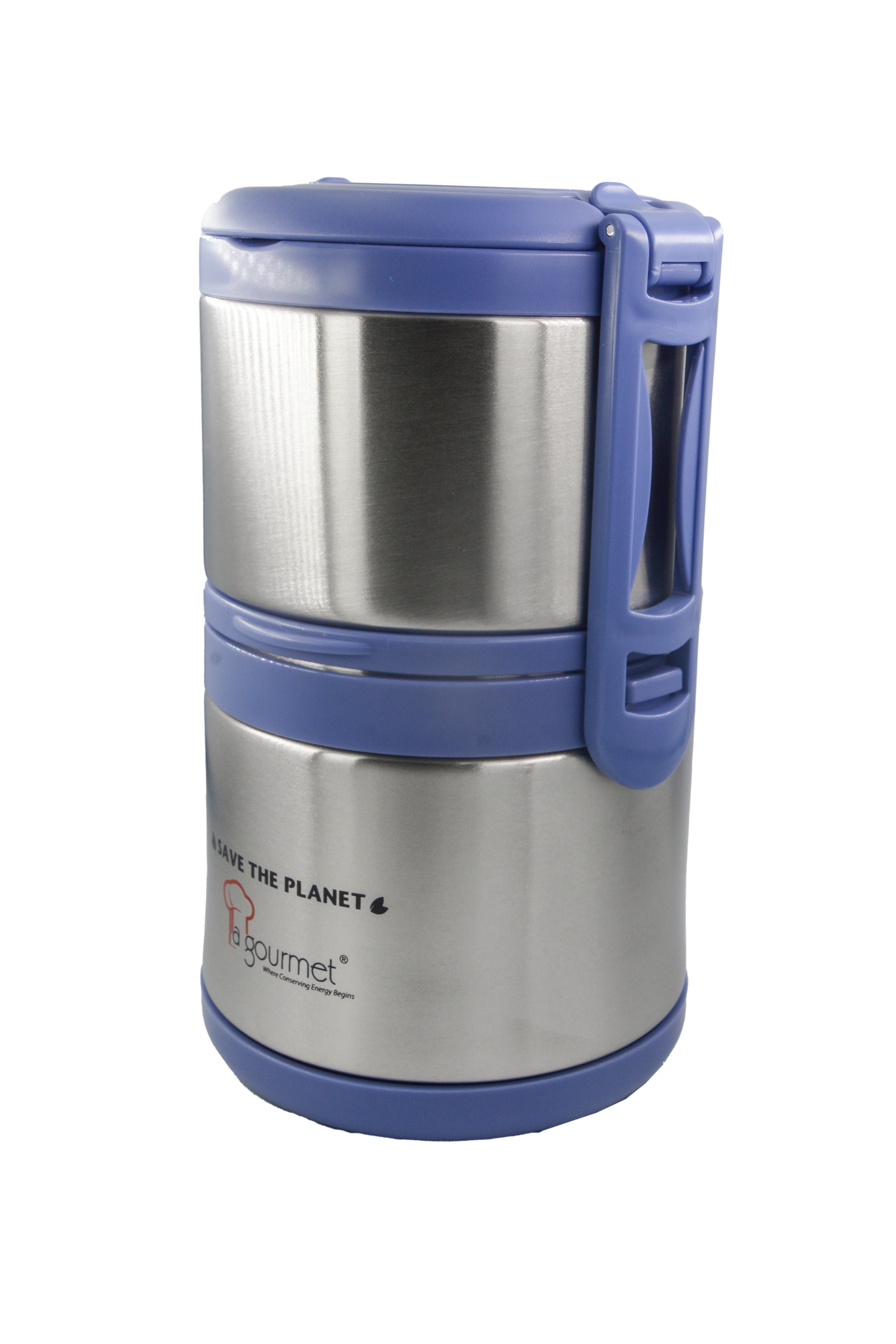 Hộp cơm giữ nhiệt 2 ngăn cao cấp La gourmet Save The Planet 1.4L - 368119