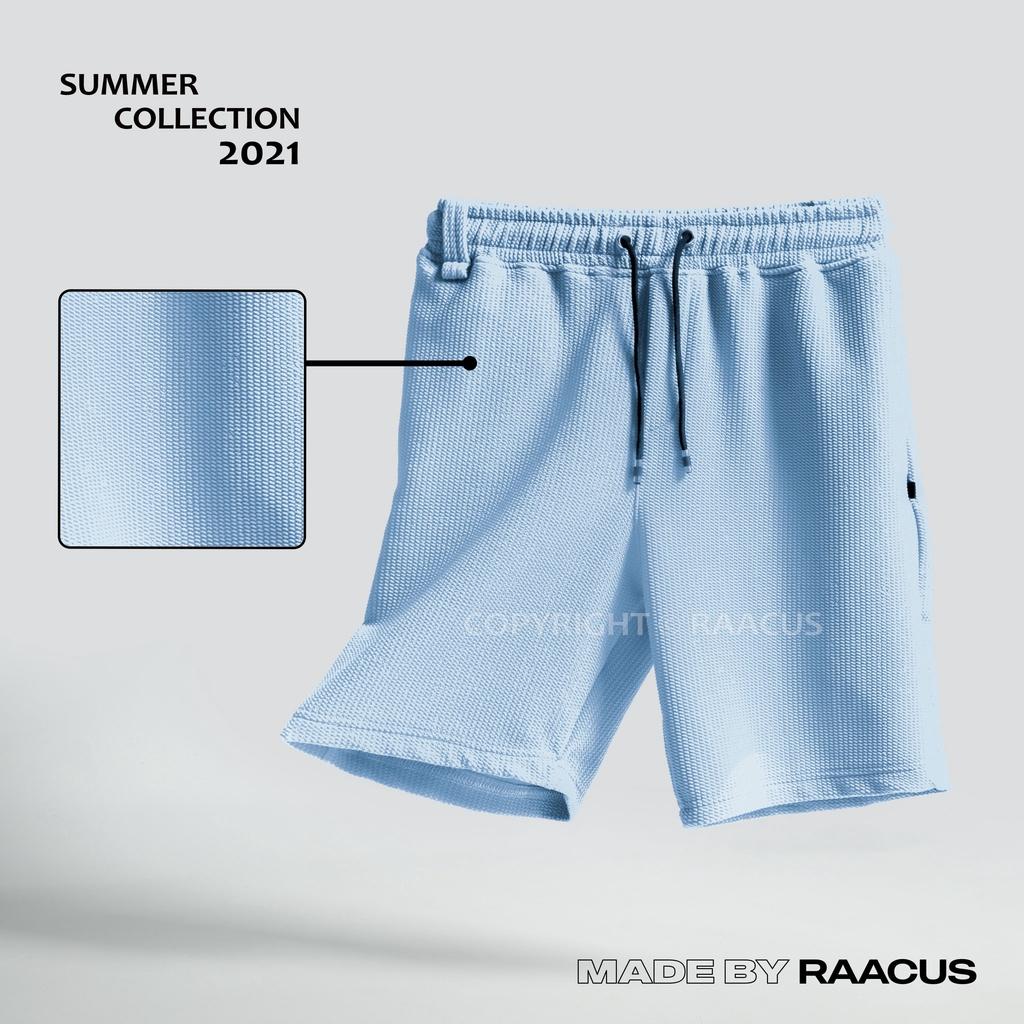 Quần đùi nam unisex chất đũi mặc ở nhà dáng suông RAACUSSTORE, quần short nam thể thao phong cách ulzzang – Q110