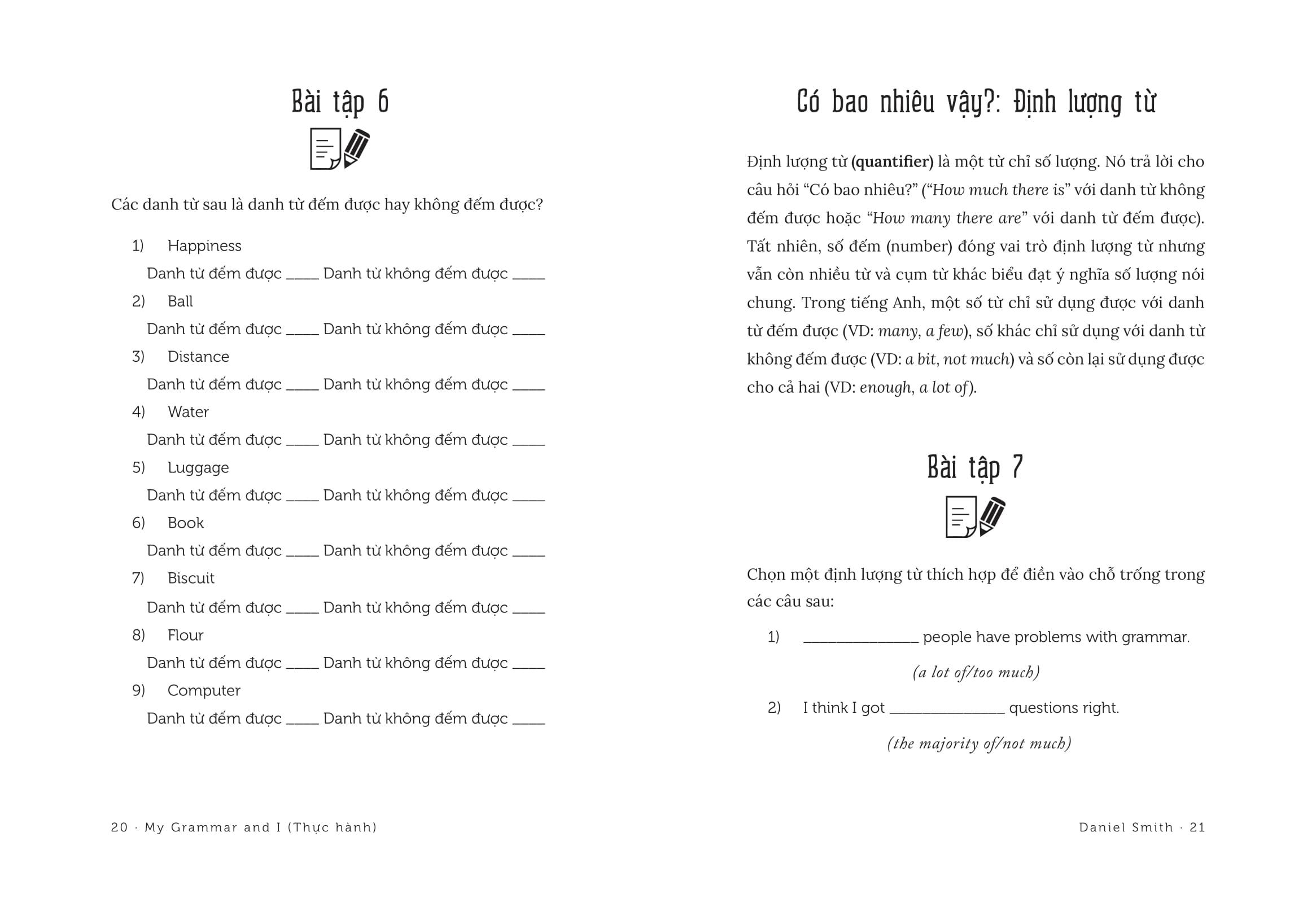 My Grammar And I - Thực Hành
